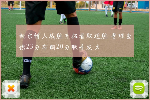 凯尔特人战胜开拓者取连胜 普理查德23分布朗20分联手发力